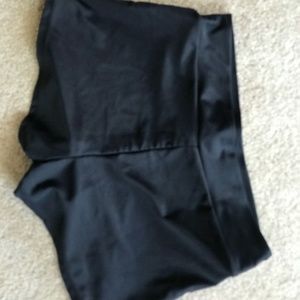 Black swim shorts